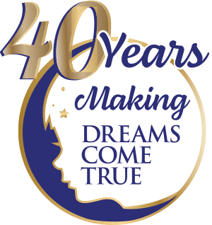 Makes Dreams Come True 40 Year Anniversary Logo
